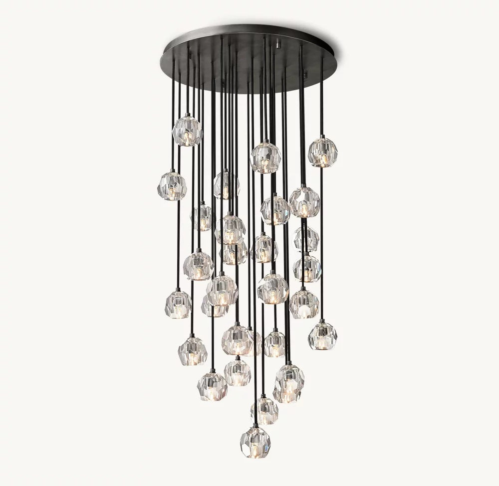 Crystal pendant lamp