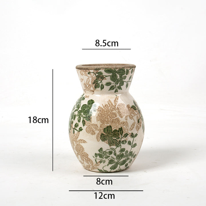 Floral Ceramic Vase
