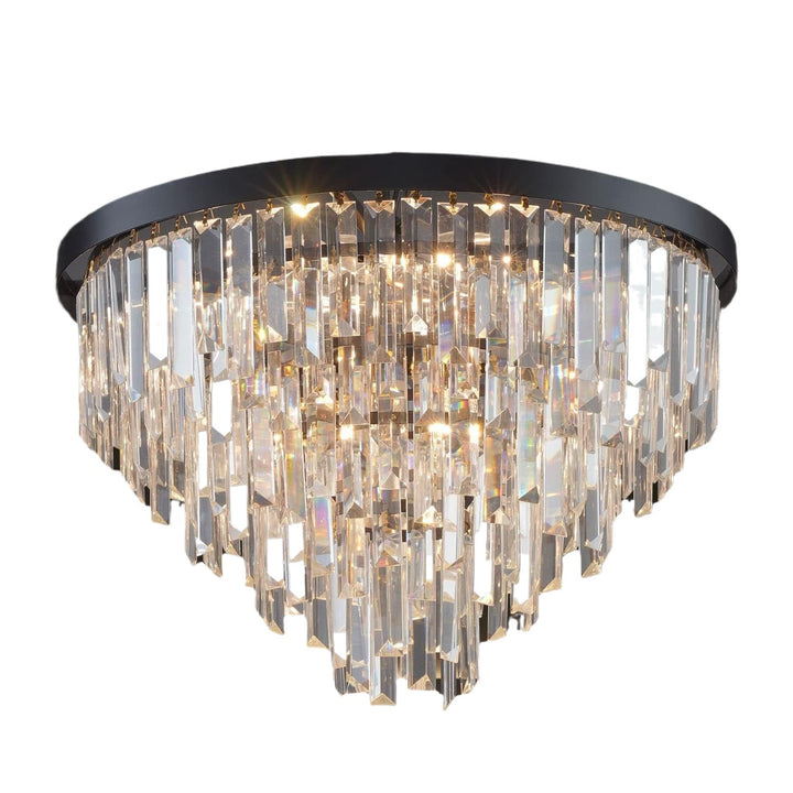 Contemporary Crystal Chandelier