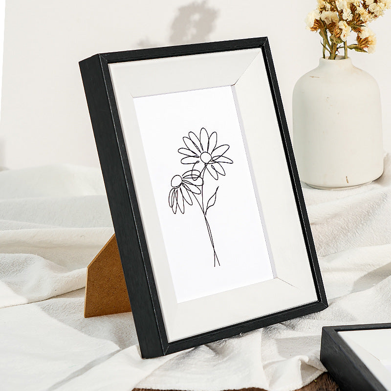 Minimalist Line Art Frame for Wall Decor