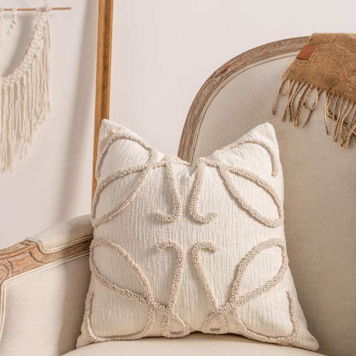 Decorative Textured Throw Pillow
