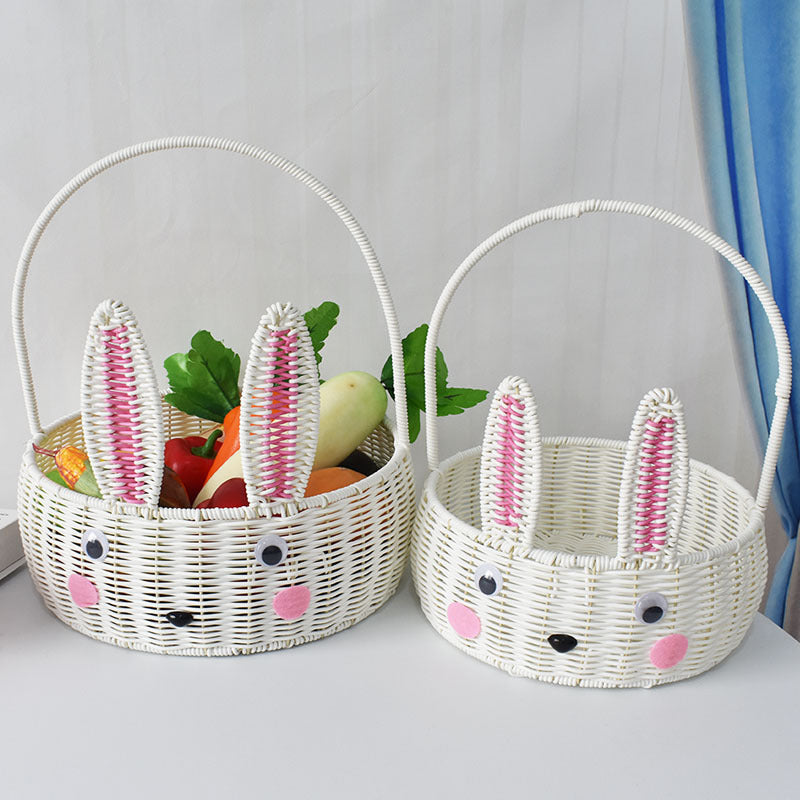 Bunny-Shaped Decorative Storage Basket