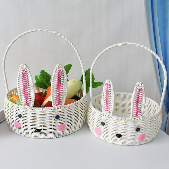 Bunny-Shaped Decorative Storage Basket