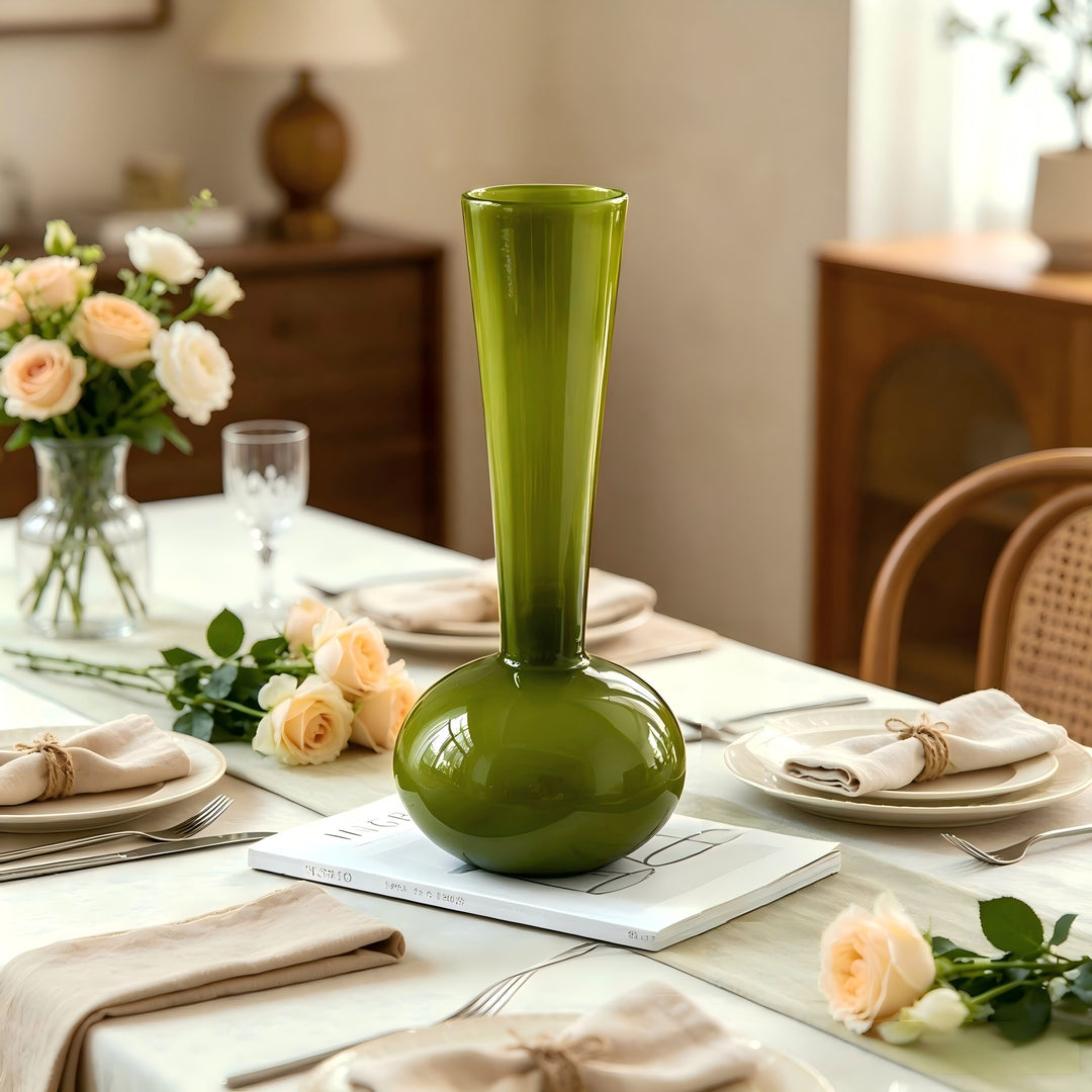 Decorative glass vase