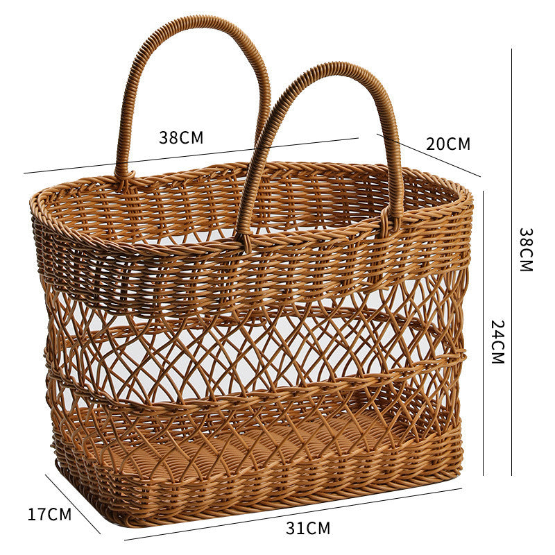 Handwoven Market Basket