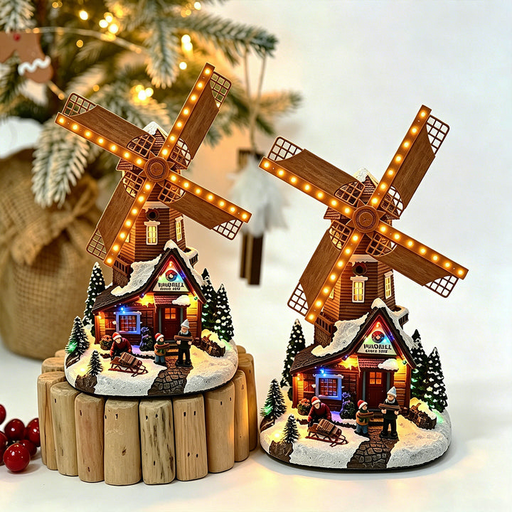 Nostalgic Christmas Windmill Decoration
