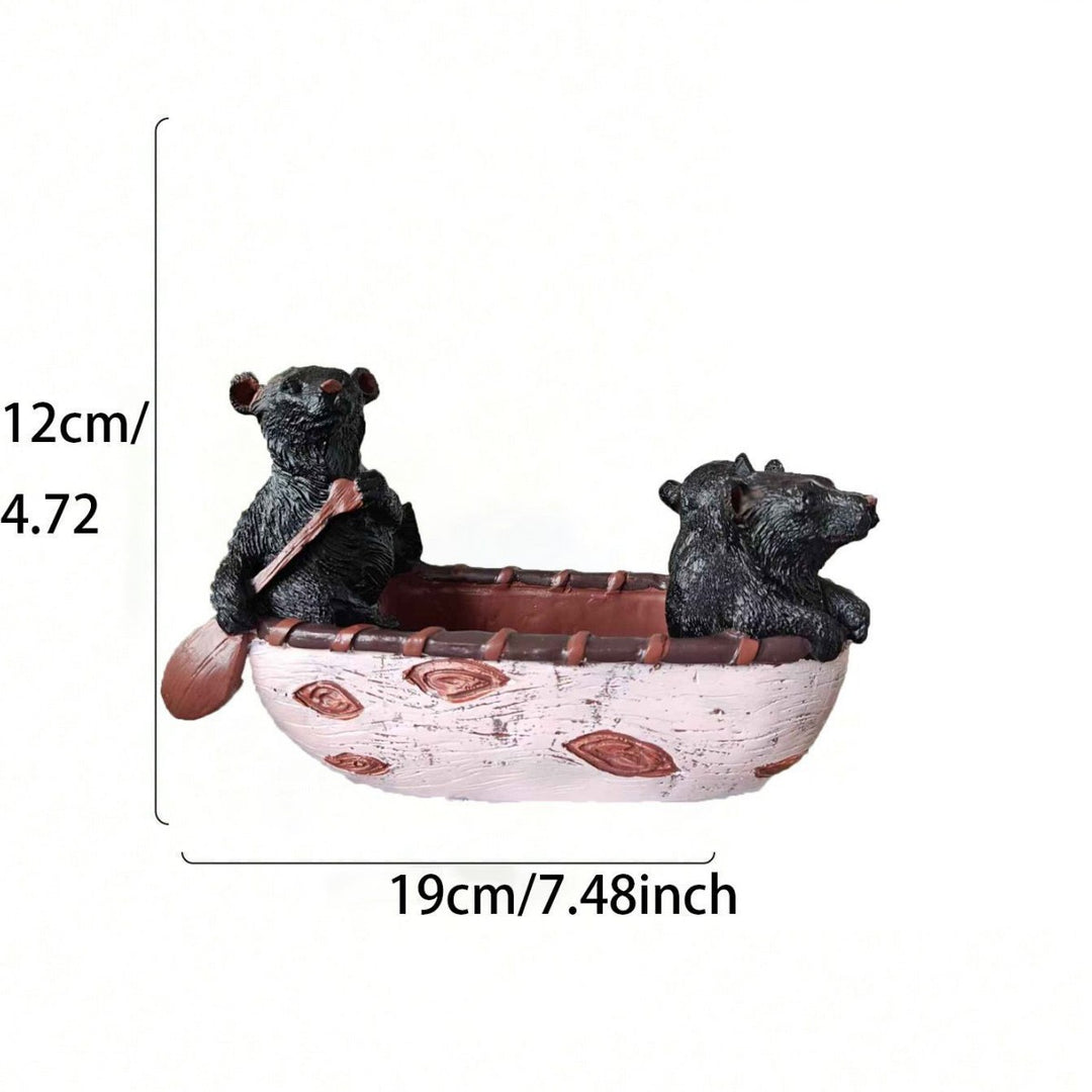 Whimsical Bear Figurine Decor