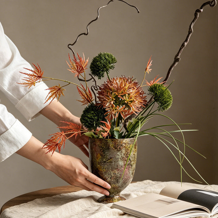 Artistic ceramic flower vase