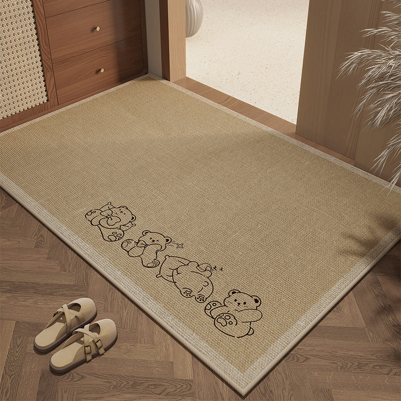 Geometric Patterned Welcome Mat for Home Entryway
