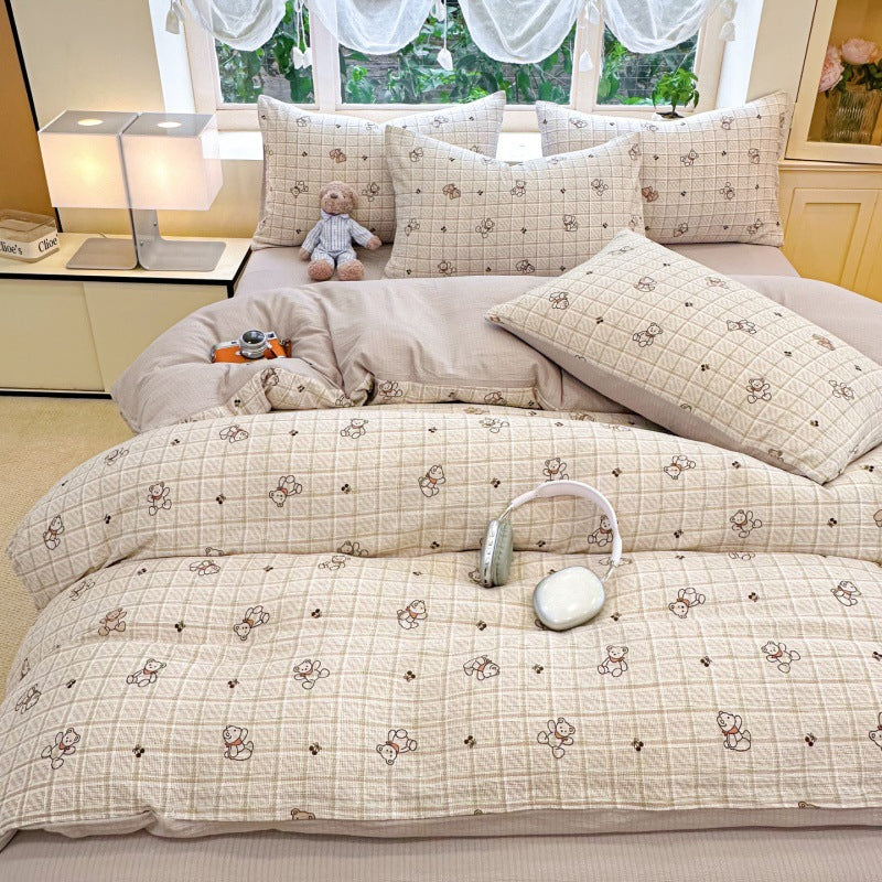 Playful Cartoon-Themed Duvet Cover Set1792692729