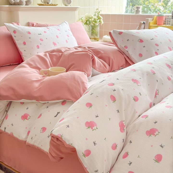 Soft Cotton Cartoon Bedding Set