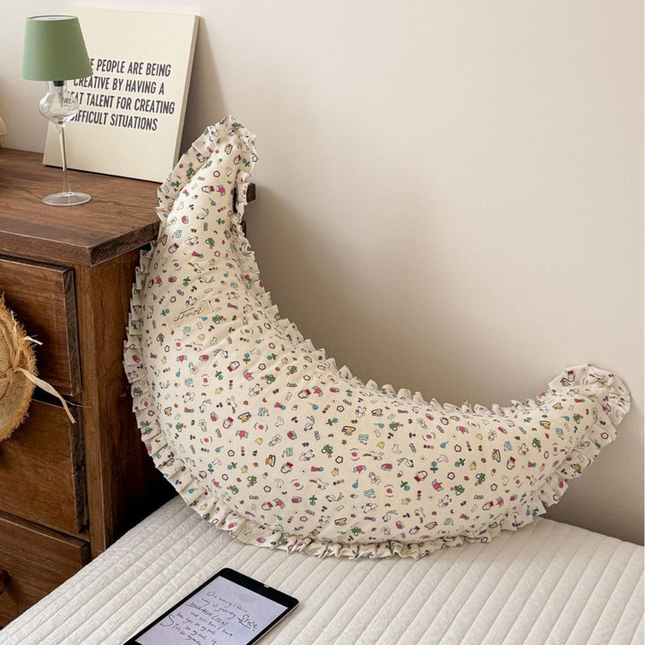 Decorative Moon Shaped Decorative Support Pillow Avarnia