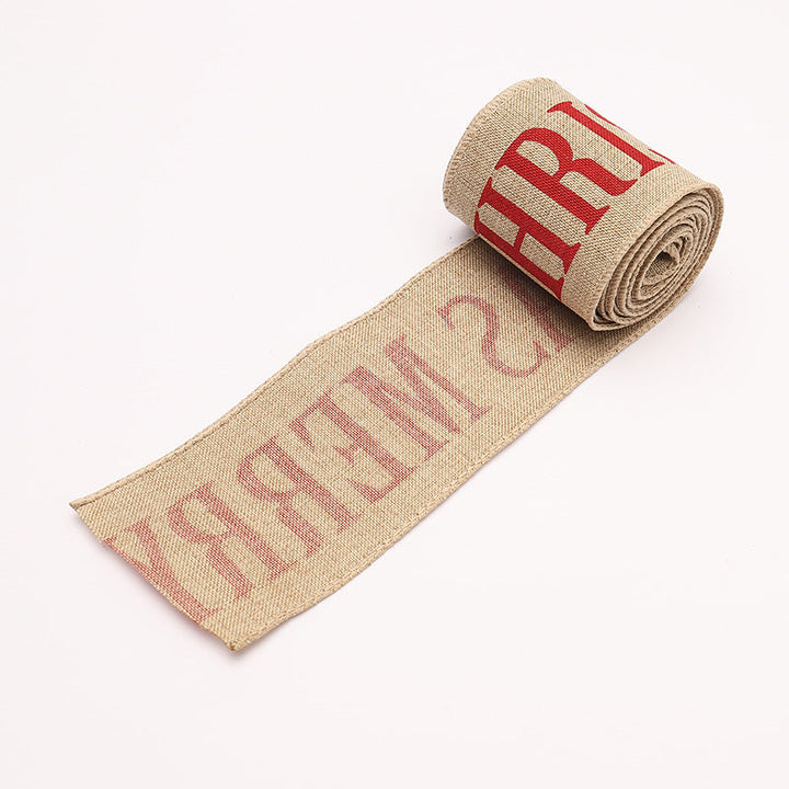 Decorative Christmas motif gift ribbons