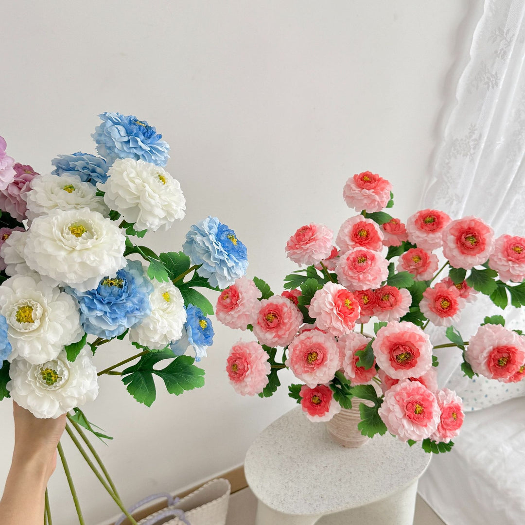 Realistic Peony Flower Stem for Floral Decor