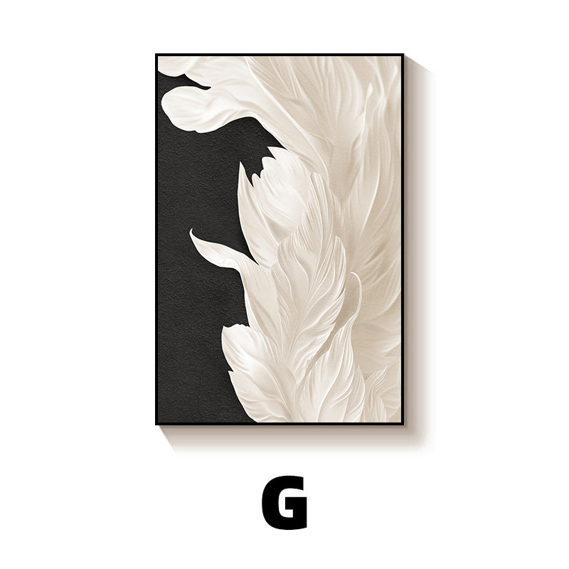 Elegant Floral Textured Wall Art