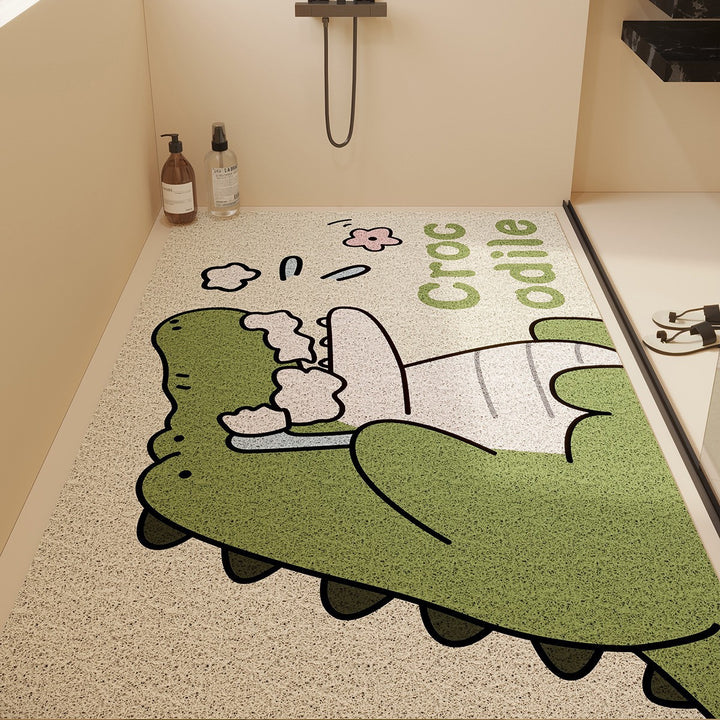 Playful Animal Themed Memory Foam Mat