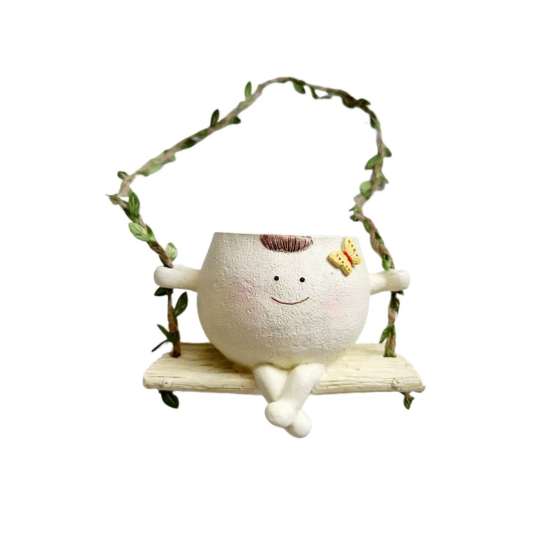 Playful Swinging Planter Holder