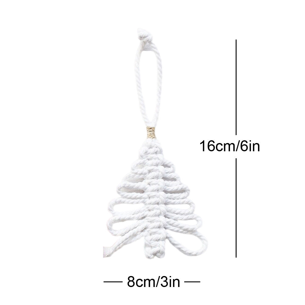 Macrame Christmas Tree Ornament