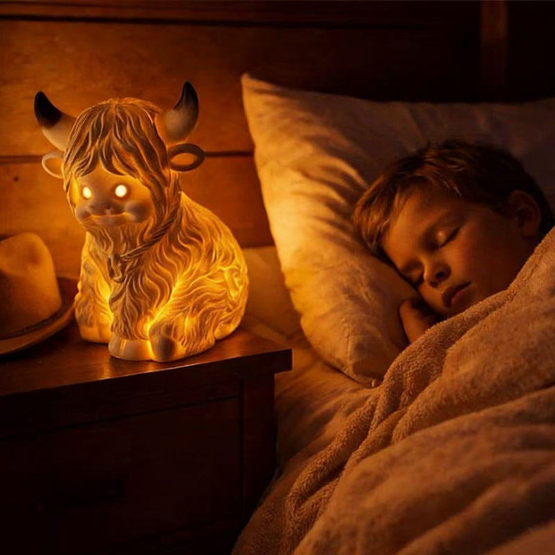 Decorative Highland Cattle Lamp