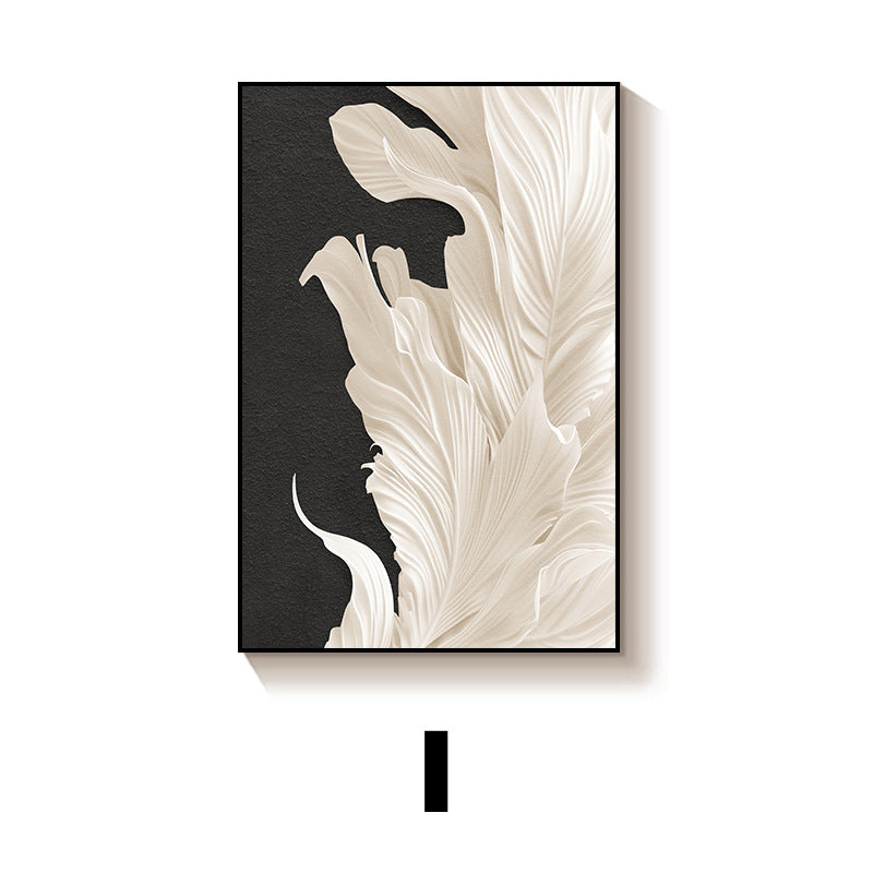Elegant Floral Textured Wall Art