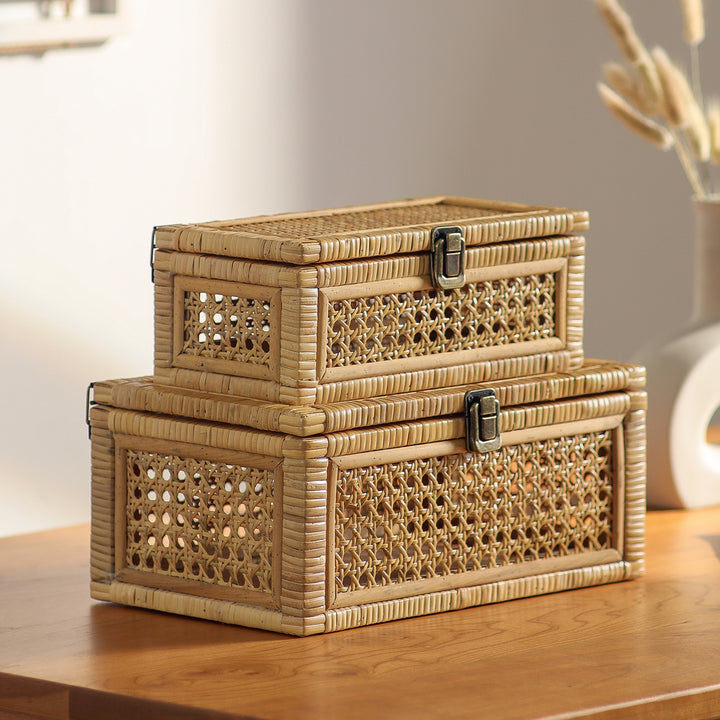 Handcrafted Decorative Woven Storage Box