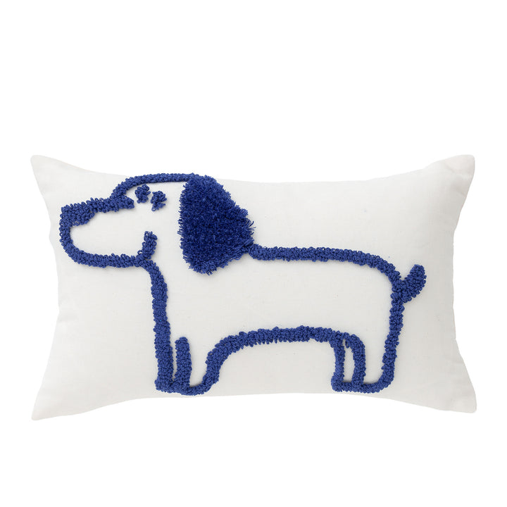 Woven decorative cushion