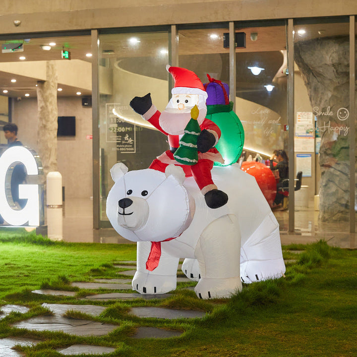 Funny Santa Climbing Figure