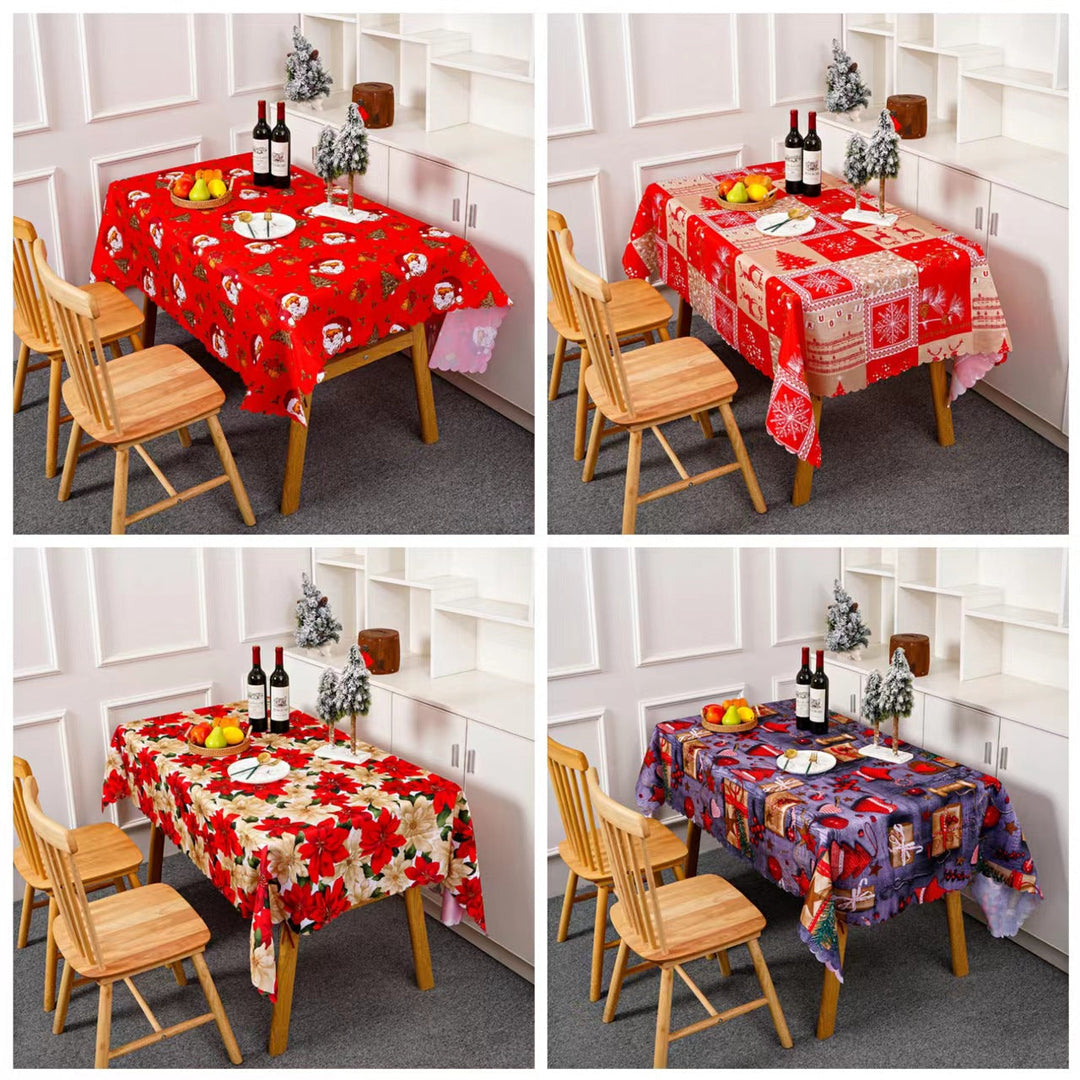 Festive tablecloth with Christmas motif