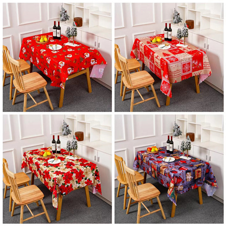 Festive tablecloth with Christmas motif