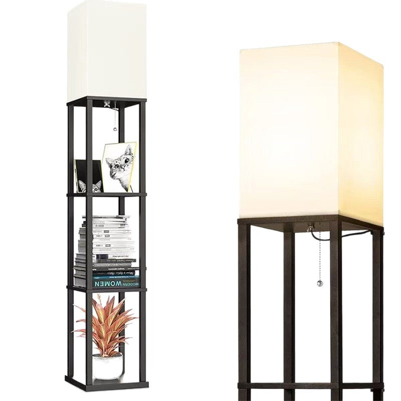 Contemporary shelf floor lamp