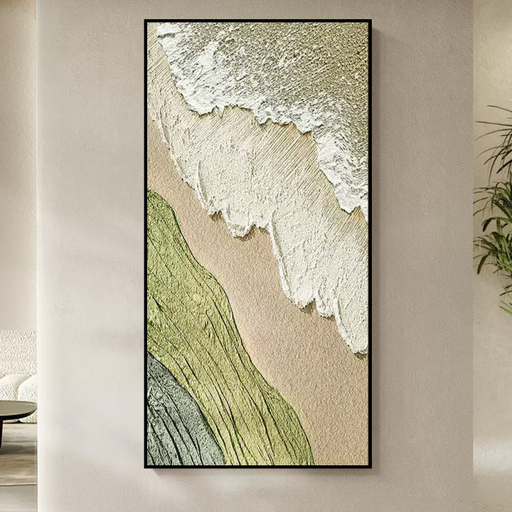 Abstract Textured Landscape Canvas Art