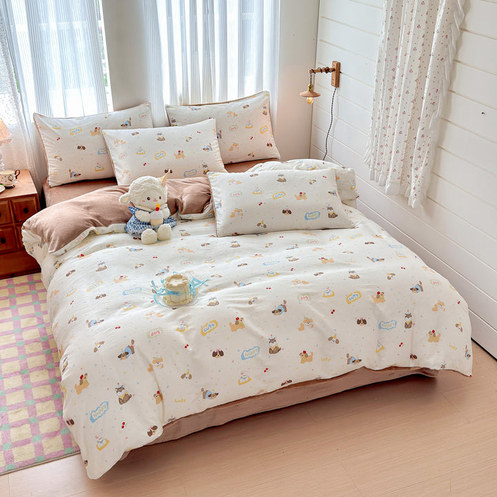 Fun Cartoon-Themed Quilt Set