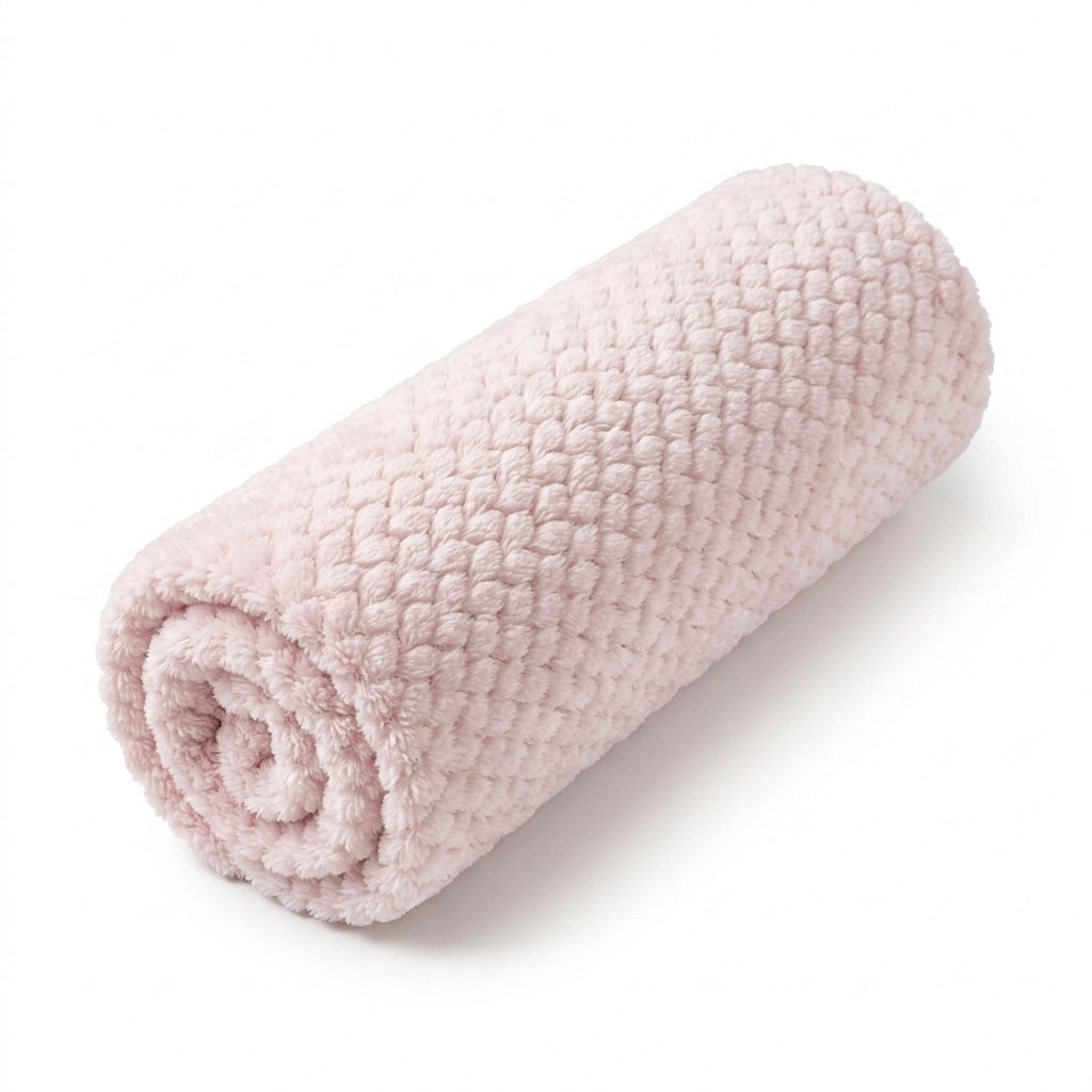 Textured Soft Throw Blanket