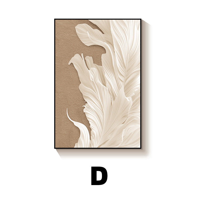 Elegant Floral Textured Wall Art