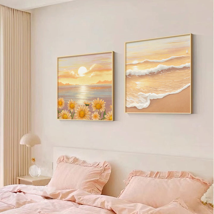 Floral Landscape Wall Art Print