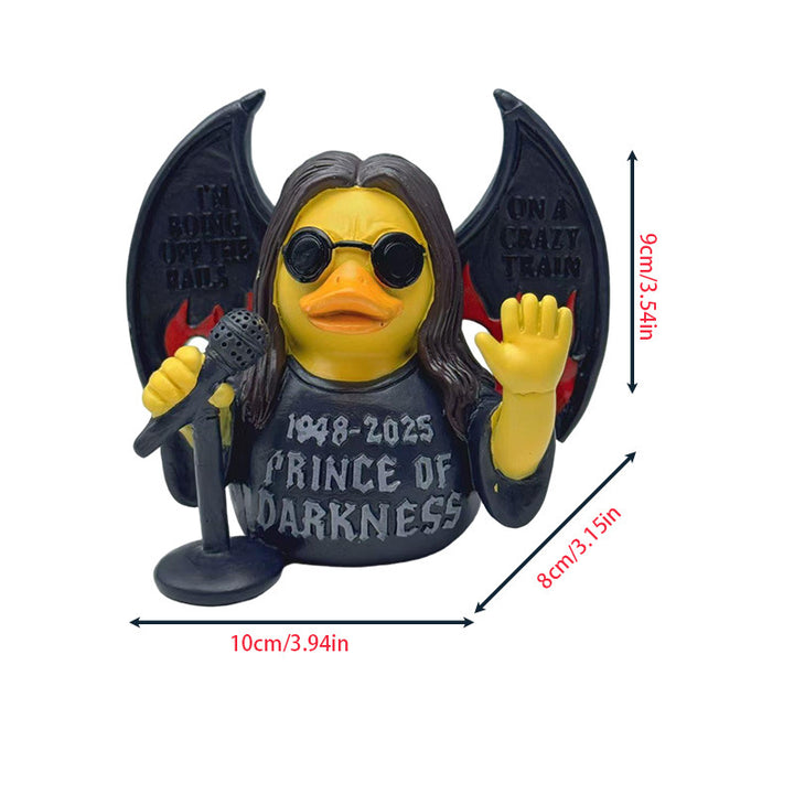 Funny rubber duck with rocker design