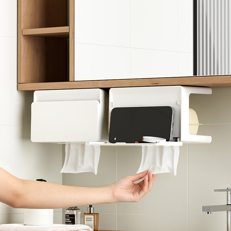 Wall-Mounted Kitchen Storage Organizer