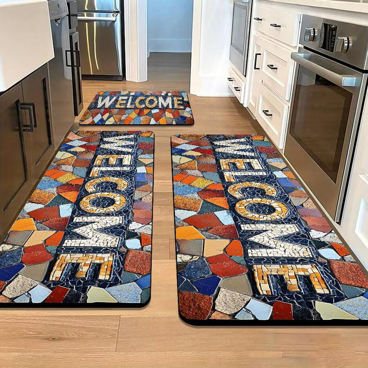 Stone-Inspired Decorative Area Mat