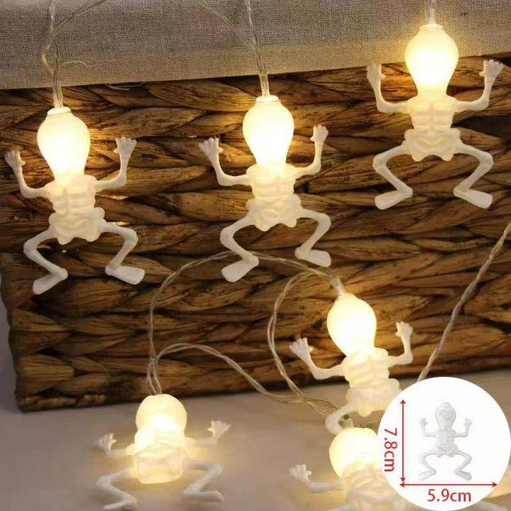 Decorative Halloween LED Pumpkin Ghost Bat String Lights