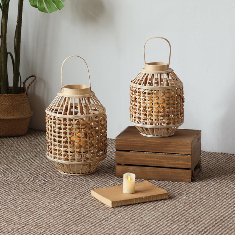 Handcrafted Rattan Lantern