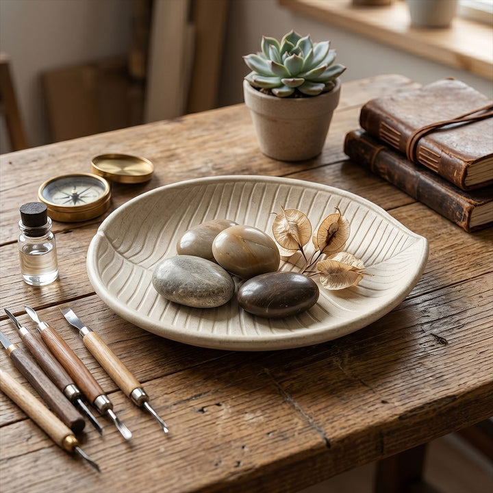 Leaf-Shaped Serving Dish