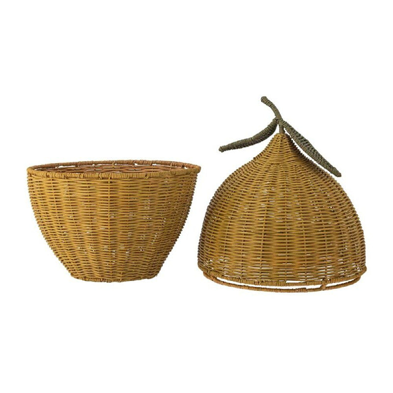 Decorative basket in the shape of a fruit