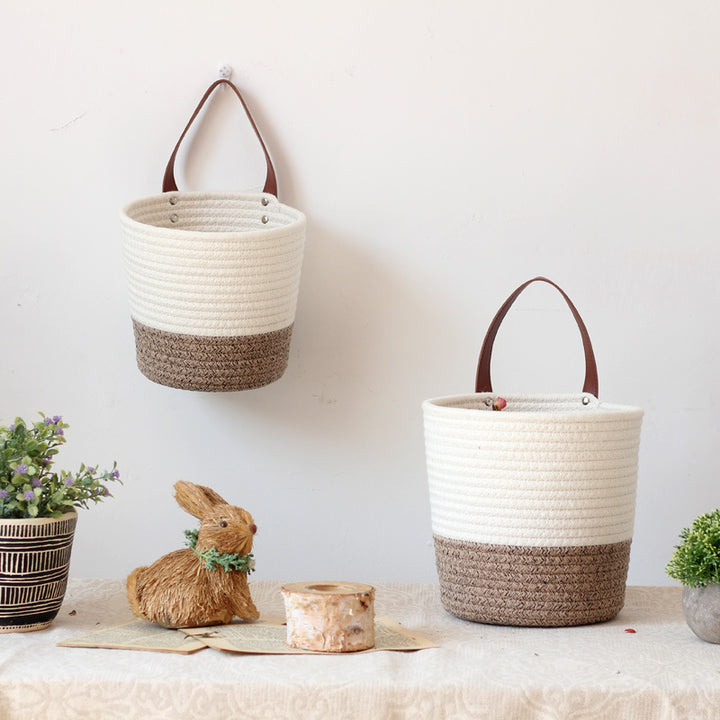 Handcrafted storage basket
