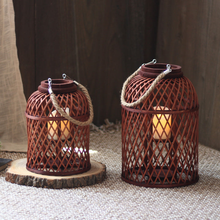 Handcrafted Rattan Lamp