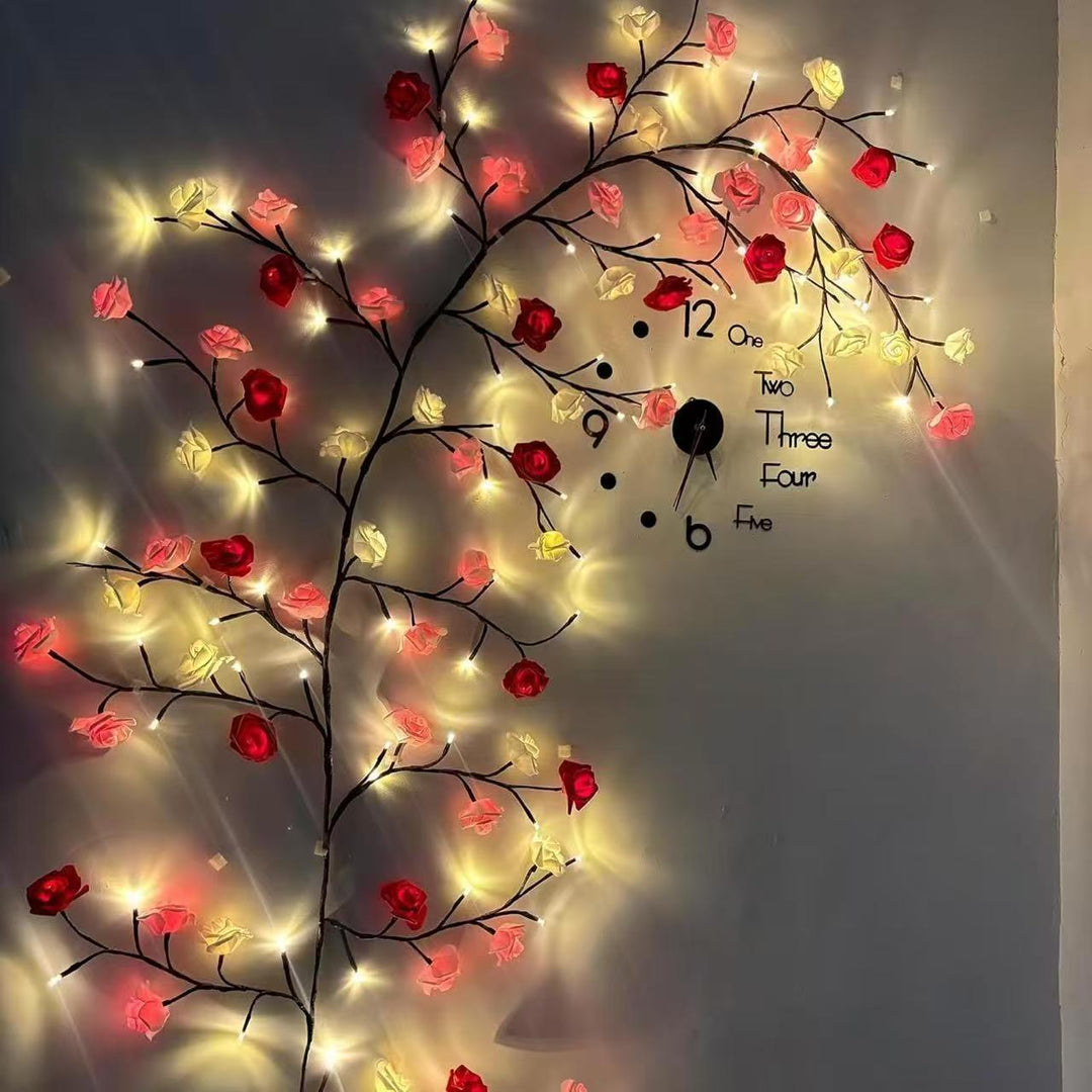 Ornate LED Cherry Blossom Wall Light