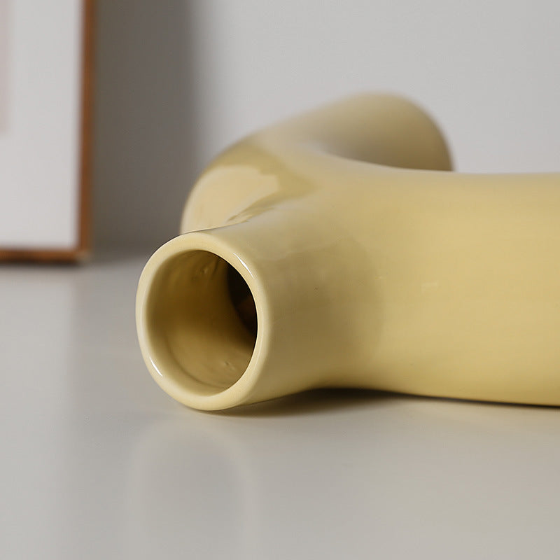 Stylish and creative ceramic vase