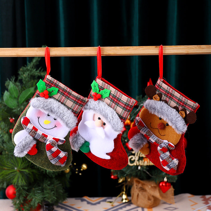 Christmas Fabric Sock