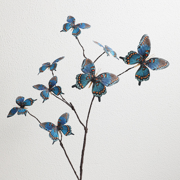 Decorative wall decoration with butterflies