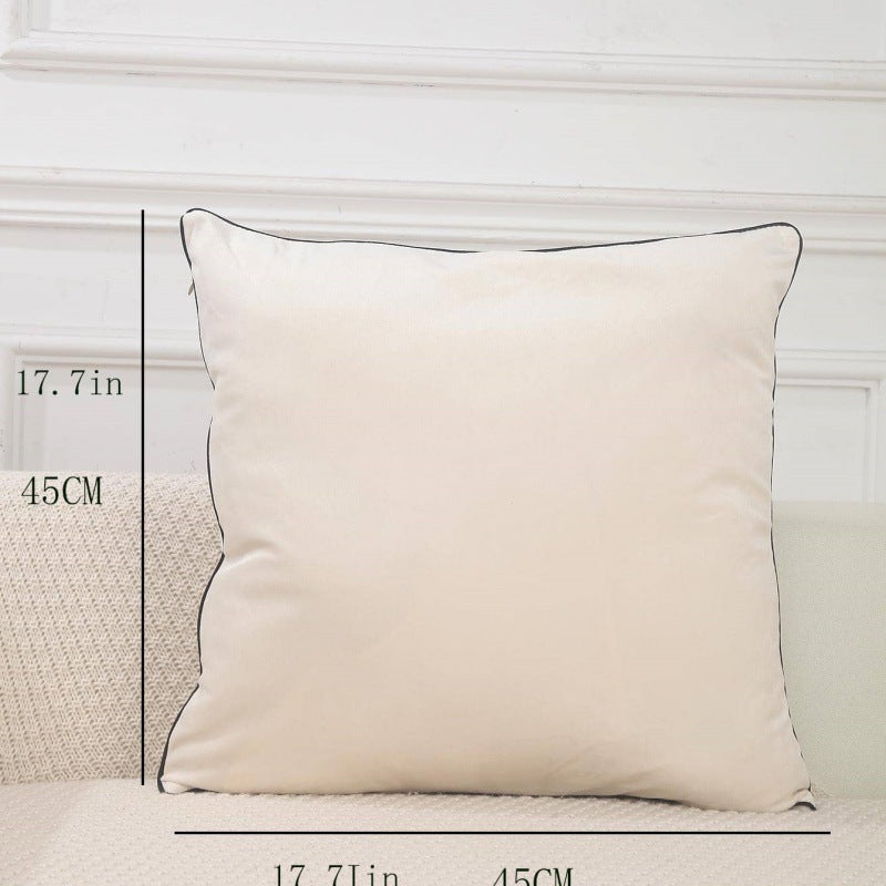 Textured Geometric Pattern Throw Pillow for Home Decor
