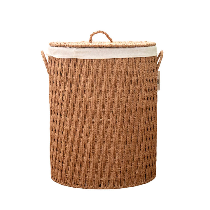 Stylish storage basket with sturdy weave